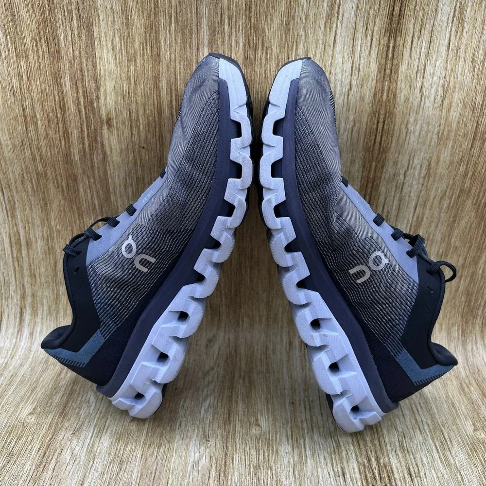 On Cloudflow 4 Running Shoes Women's 10 Black Grey CloudTec Sneakers 25.99778